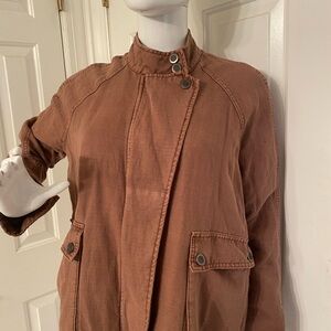 Free People Utility Jacket Fawn Size S NWT